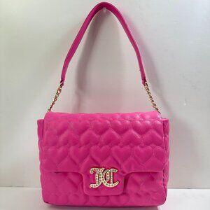 JUICY COUTURE BRIGHTER THAN A DIAMOND SHOULDER BAG JUICY PINK